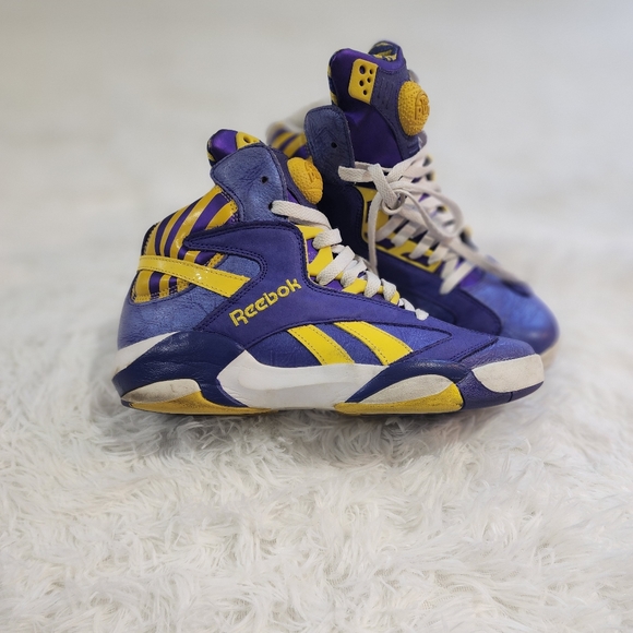 Retro Reebok Pump Shaq Attaq LSU High top Sneaker Shoe - Picture 1 of 7